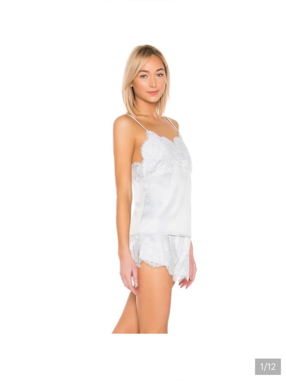 Homebodii Olivia Cami Set in Eggshell Blue Size M